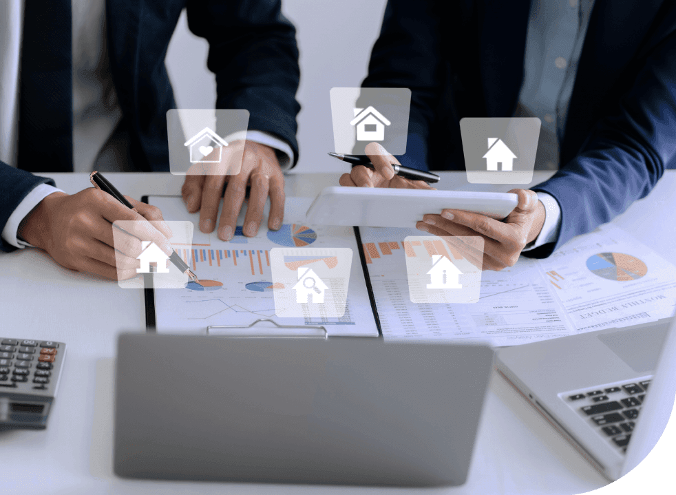 hero banner of people communicating